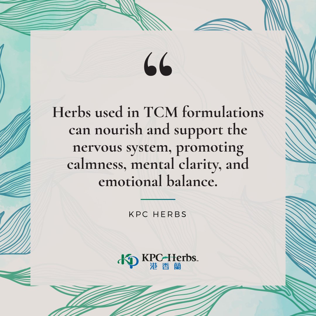 KPCHerbs's tweet photo. Discover the harmonizing power of TCM herbs for a tranquil mind and balanced emotions. 🌿✨ With their unique ability to nourish and support the nervous system, TCM formulations offer a natural path to calmness, mental clarity, and emotional equilibrium.
#TCMHealing #CalmMind https://t.co/dNlCdw9aoG