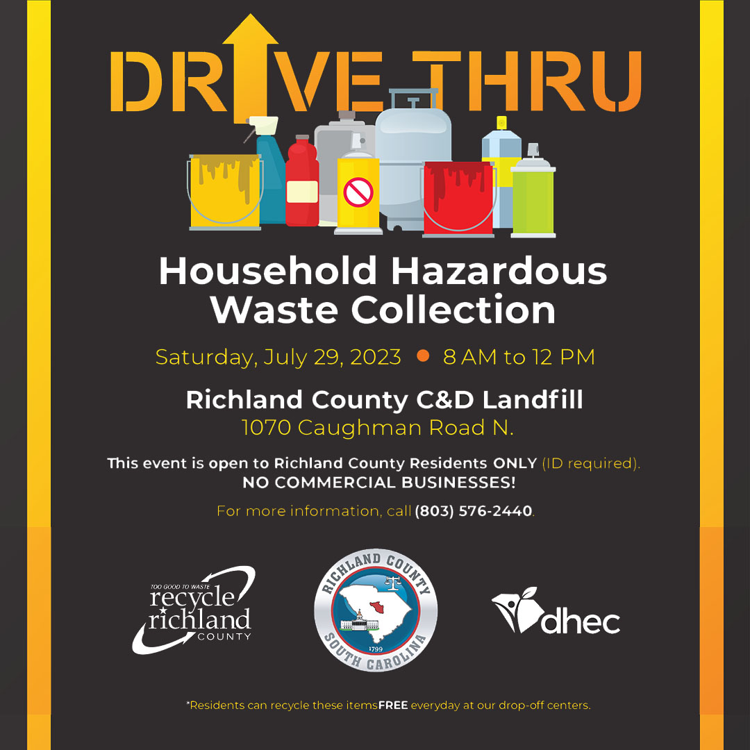 RichlandSC on Twitter "Got hazardous waste☠? Richland County’s Solid