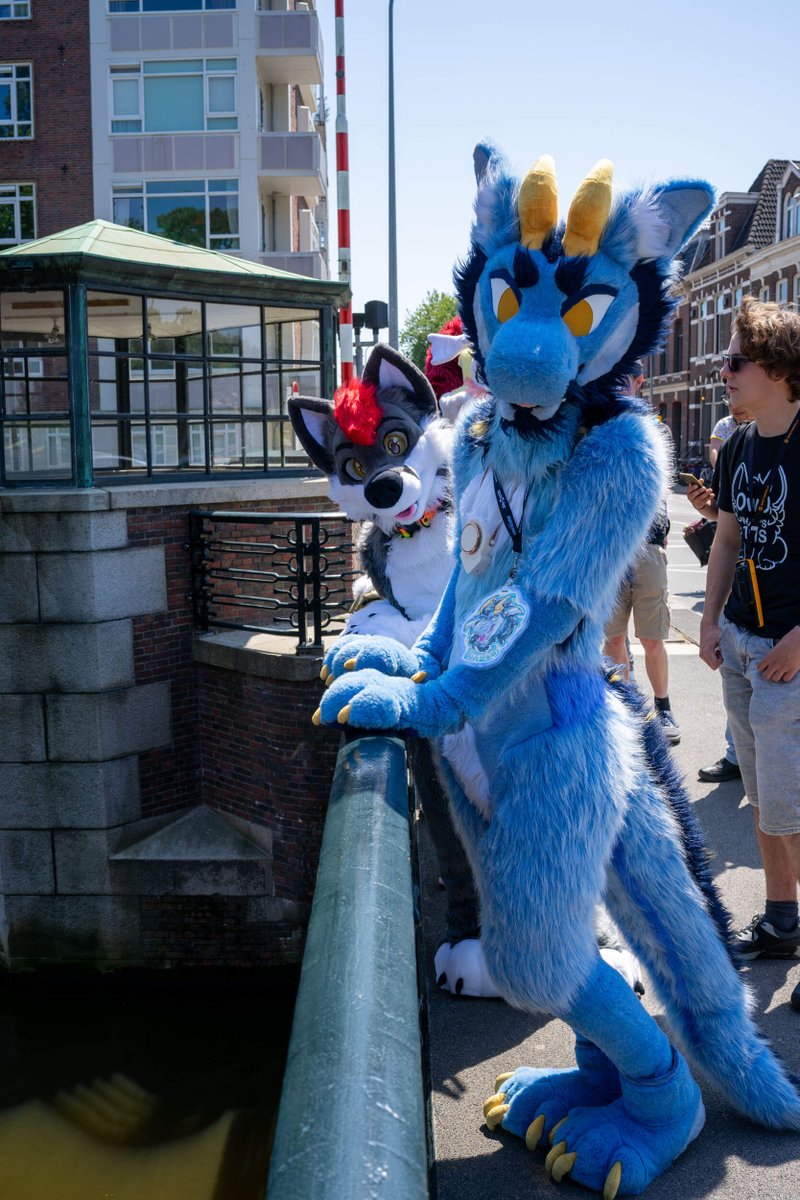 NigelDragon (@nigeldragon) on Twitter photo ๐โจ Happy #FursuitFriday! Standing tall on this bridge, gazing over the serene water, with <a href="/DaliteFur/">Dalite ๐ฆ</a> by my side. ๐๐ฆ๐ซ #DragonFursona #furry๐ธ๐๐ ๐โจ Happy #FursuitFriday! Standing tall on this bridge, gazing over the serene water, with <a href="/DaliteFur/">Dalite ๐ฆ</a> by my side. ๐๐ฆ๐ซ #DragonFursona #furry๐ธ๐๐