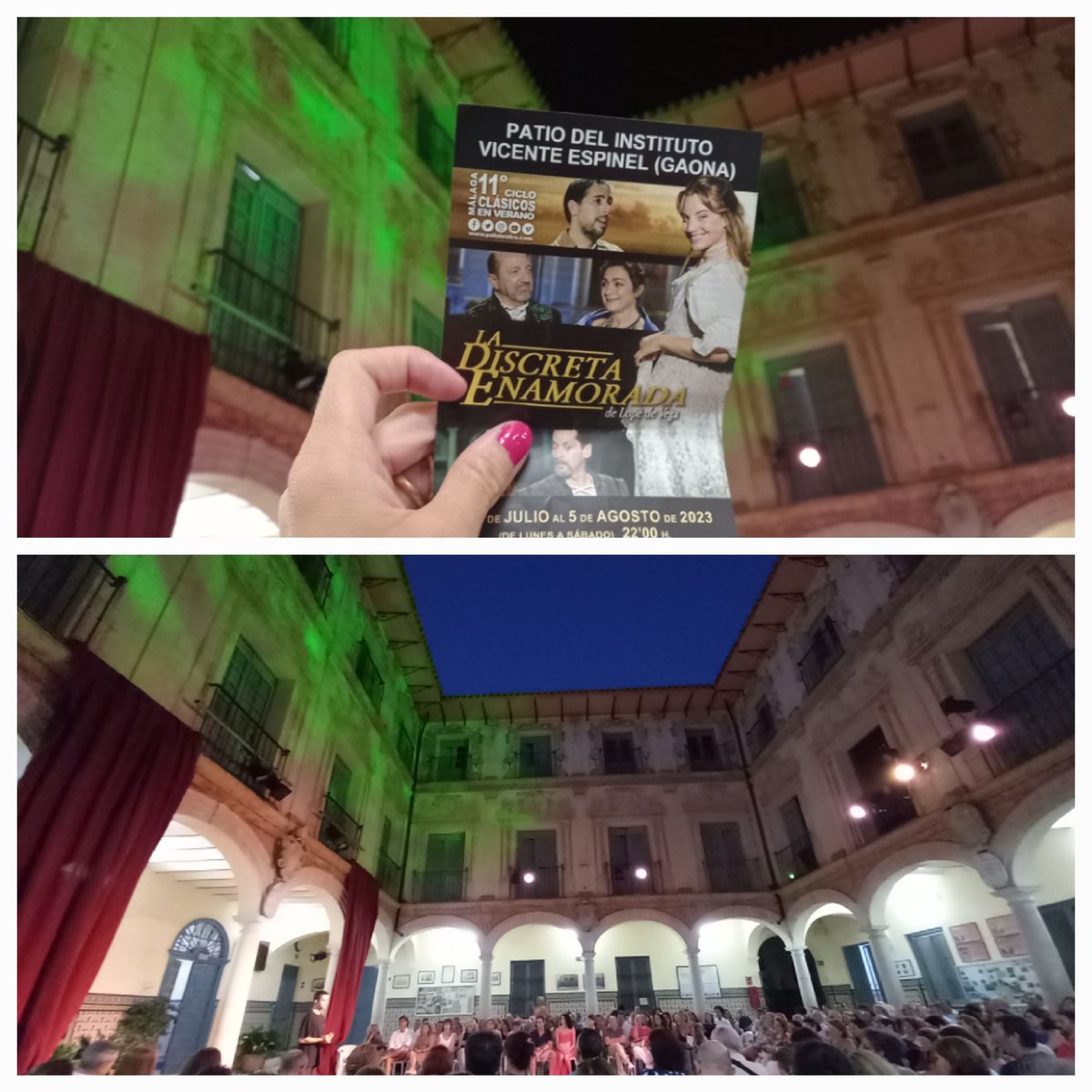 Carolifdez's tweet photo. Un año más, disfrutando de los buenos clásicos @patateatro https://t.co/XVLmJ5YbXD