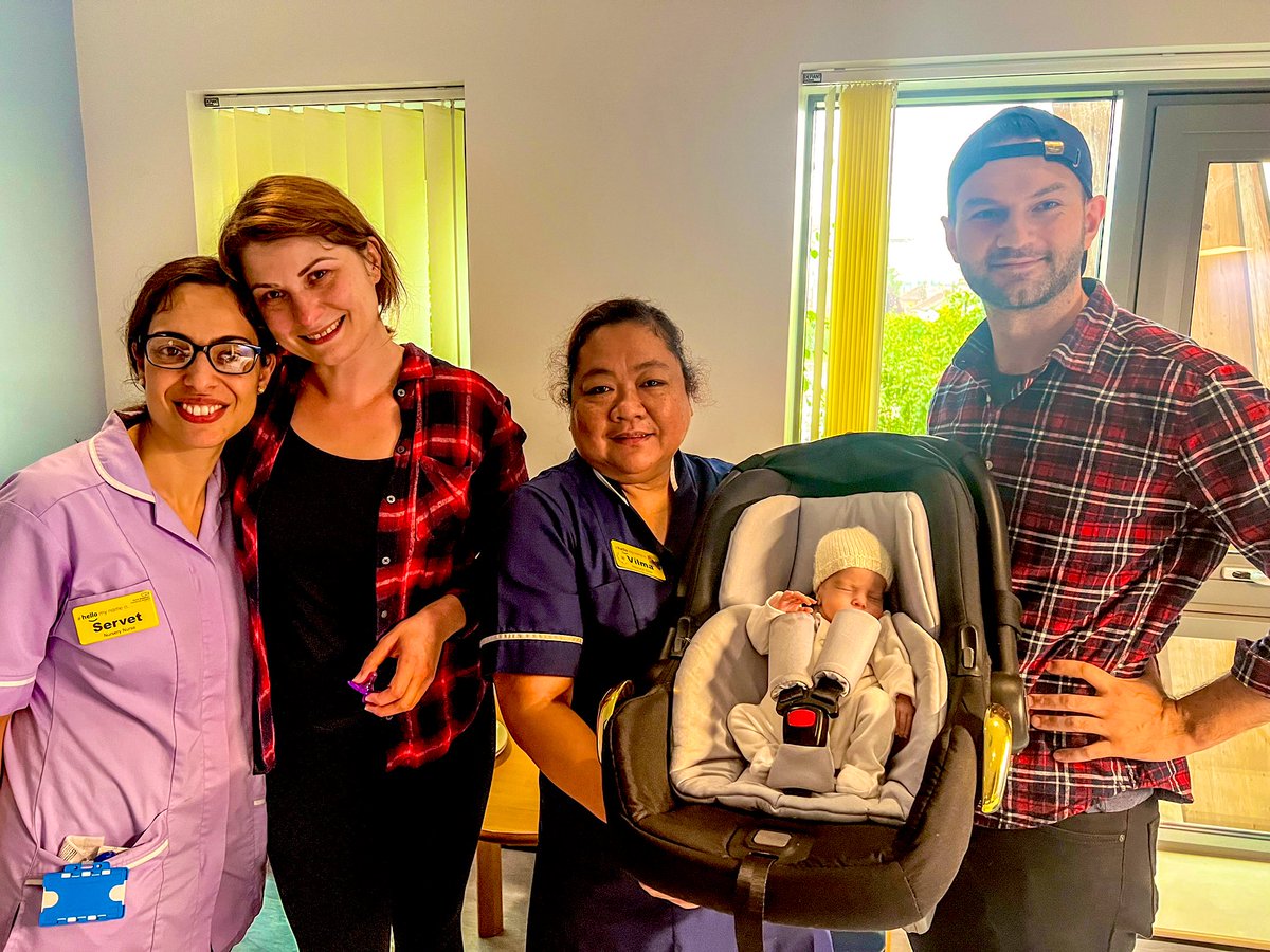 vilma_ribao07's tweet photo. Posted with parents consent Discharged home at last 😊Very happy parents &amp; baby after 12 weeks stay in Neonatal Unit exclusively BF @NorthMidNHS #excellentfeedback 
#positiveexperience 
#breastfeeding @CheentanSingh @datt_colette @HazelManzano3 @medina_merla @Dhruv_Rastogi https://t.co/2HXHX8f8lR