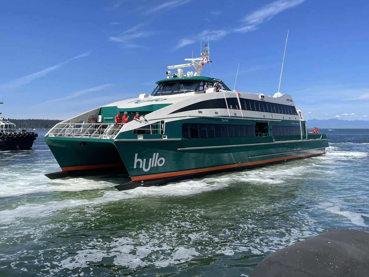 <a href="/NanaimoBulletin/">Nanaimo Bulletin</a> 
The first of two Hullo foot passenger ferries has arrive in Nanaimo.