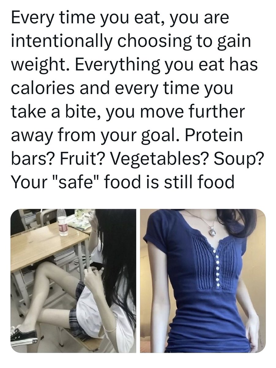diordietz's tweet photo. reminder ur safe food is still food. https://t.co/L54ZsUJRyR