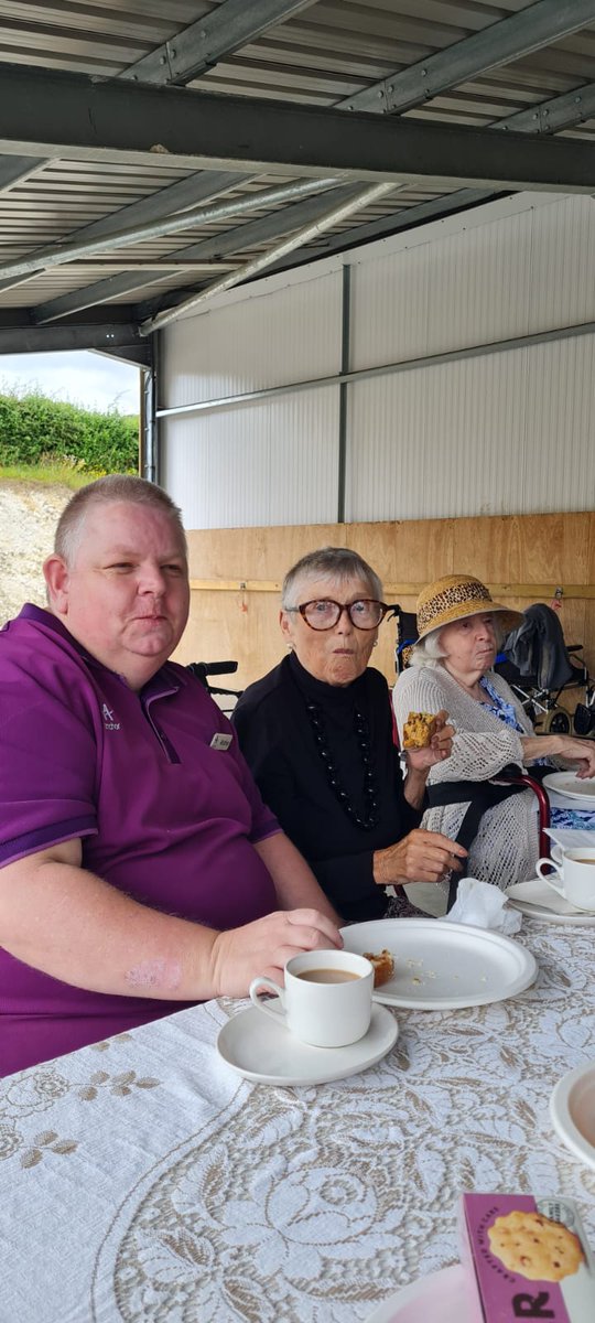 TheBeeches_AH's tweet image. Tea with a pony at badger&apos;s farm.. @AnchorBeactive @AnchorLaterLife @NAPAlivinglife