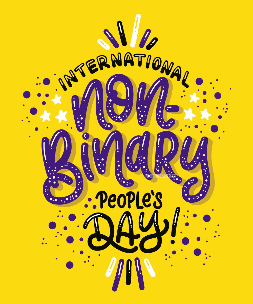 nice_breakfast's tweet image. Happy #NonBinaryPeoplesDay 🌟💛🤍💜🖤