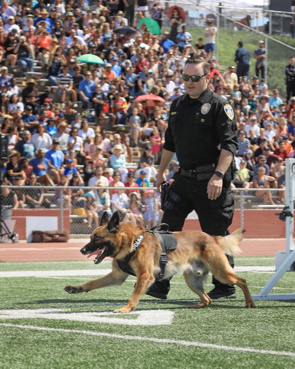 Come out on Saturday 7/22 to see @manhattanbchpd K-9’s Koa &Troy in action at the 22nd Annual @lacpca K-9 Demonstration! The event takes place at Redondo Union HS and will feature K-9s from all over LA County!