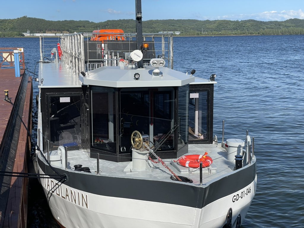 We have just completed reconstruction of passenger ship Nadolanin, which will soon start sailing on Zarnowieckie Lake. Bon Voyage!