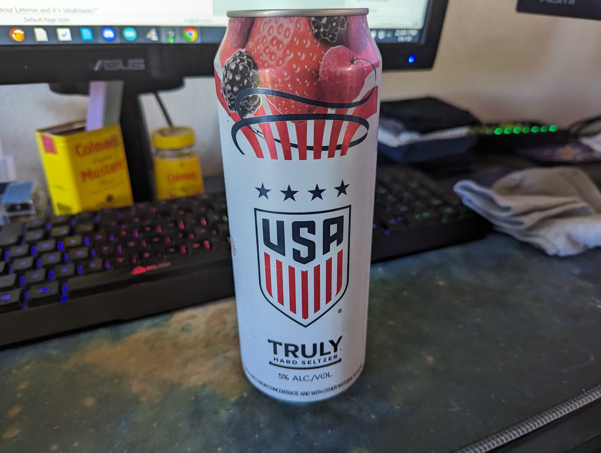 So <a href="/trulyseltzer/">Truly</a> is the official seltzer of <a href="/ussoccer/">U.S. Soccer</a>. <a href="/usmlr/">Major League Rugby</a> ...you guys are GREAT, but do you have an official hard seltzer? Maybe we can get you hooked up??
