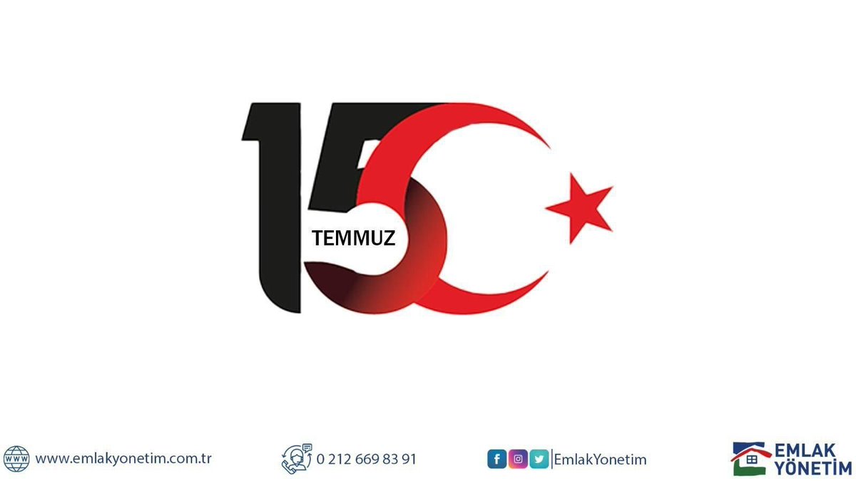 EmlakYonetim's tweet photo. #15Temmuz gecesi şehadet mertebesine ulaşan kahramanlarımıza ve bu vatan için toprağa düşmüş tüm aziz şehitlerimize Allah'tan rahmet, gazilerimize sıhhat ve afiyet dileriz. https://t.co/E4V0DVXncU