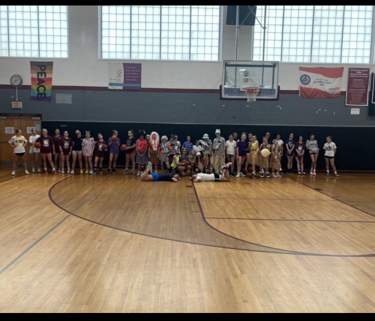 Great week for both lower and upper camp! Thank you to the amazing counselors! 🏀