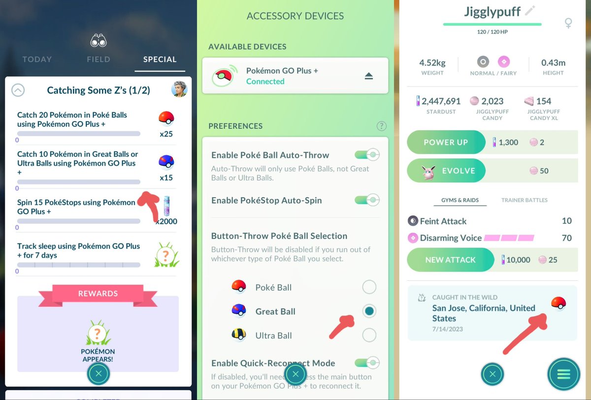 saifbadri's tweet photo. @NianticHelp how are we supposed to complete the second research step if the great and ultra balls shows as regular ones 🤕 https://t.co/gKZXbmAk95