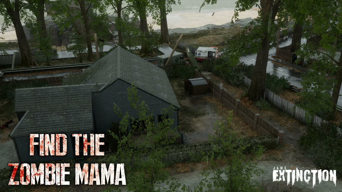 playjoegame's tweet photo. 𝐂𝐚𝐮𝐭𝐢𝐨𝐧: Our Zombie Mama is on the loose and she's lurking somewhere in plain sight. 😨
Can you find her hiding spot? 𝐋𝐞𝐭 𝐮𝐬 𝐤𝐧𝐨𝐰 𝐢𝐧 𝐭𝐡𝐞 𝐜𝐨𝐦𝐦𝐞𝐧𝐭𝐬! 👇
#JawsofExtinction #indiedev #FPS #hideandseek https://t.co/NqzXaYhJS3