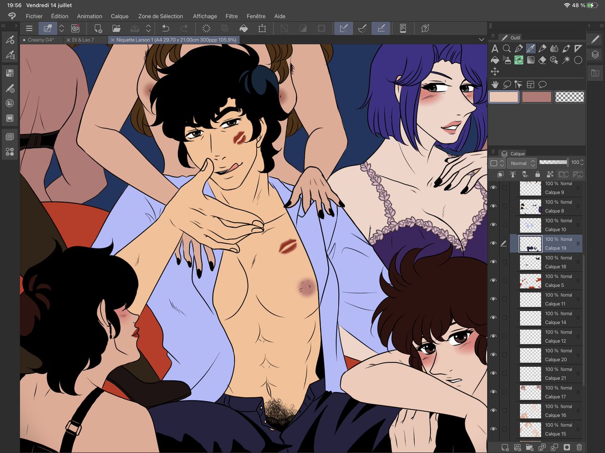 AluukaRuru's tweet photo. On vu que le @Goudourothee à réussi son objectif Ulule, je me motive pour carburer sur mes participations XD

Voilà un petit WIP close up de Niquette Larson :p https://t.co/9urBNkqwAn