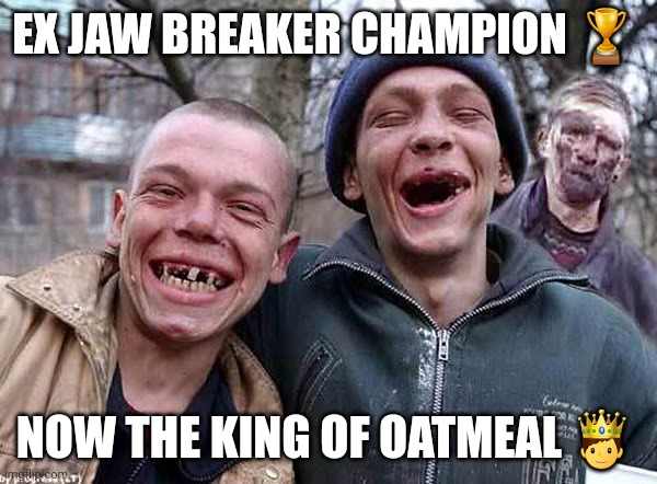 <a href="/MrBeast/">MrBeast</a> #AndrewTate #TristanTate 
I am Andrew, and this is my brother Tristan. I trained hard to become 3 time  jaw breaker champion of the world! It was hard. Yes, it was a living hell, but #JordanPeterson was there to give us the speech needed to keep going! Now we are #FreshAndFit.