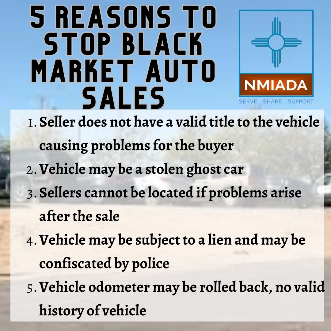 NMIADA1's tweet photo. Black market sellers flout the law by selling large numbers of unregistered vehicles with open titles, often with multiple unregistered sales on the title.
Ghost vehicles are difficult to identify or trace and represent the ideal form of transportation for any criminal enterprise https://t.co/1Amvvt2GoY