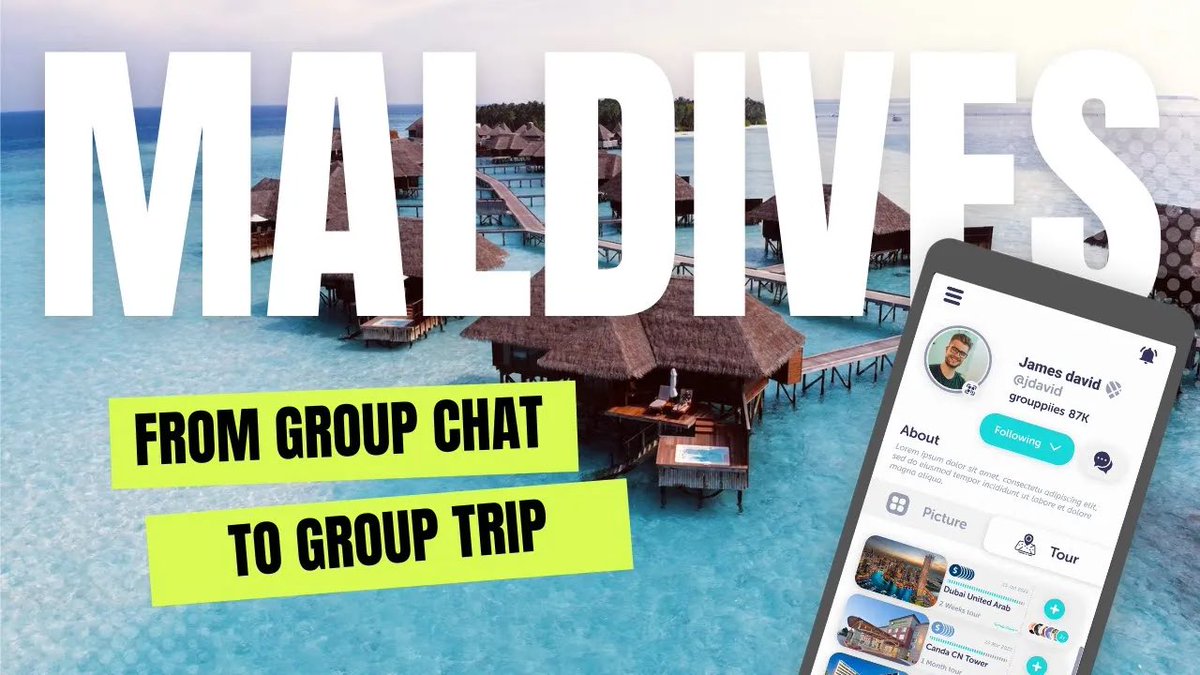 From Group Chat to Group Trip…. 
youtu.be/MVDSttVclgI

Make your group chat plans come true by planning the best group trip with our recommendations and our app that makes planning such trips EZ!
 
Follow Grouppii on YouTube 
youtube.com/@thegrouppiiapp