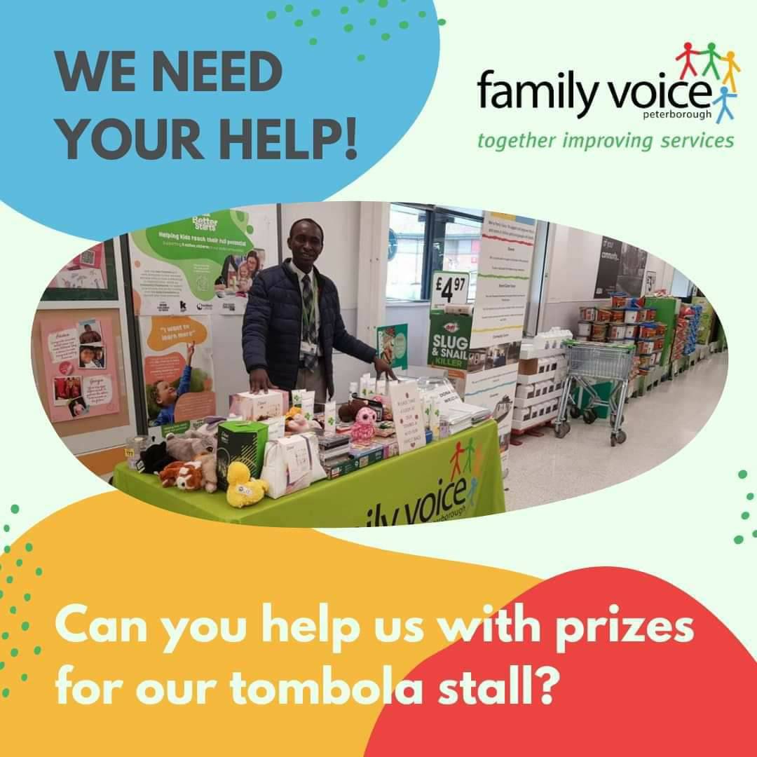 We've got Itter Park Festival soon, but not much left for our tombola since Bretton Festival; so any unwanted books, trinkets, crafts or unopened toiletries would be a great donation for our tombola!

Bring them to the Goldhay Centre or contact the office on 01733 685510.
