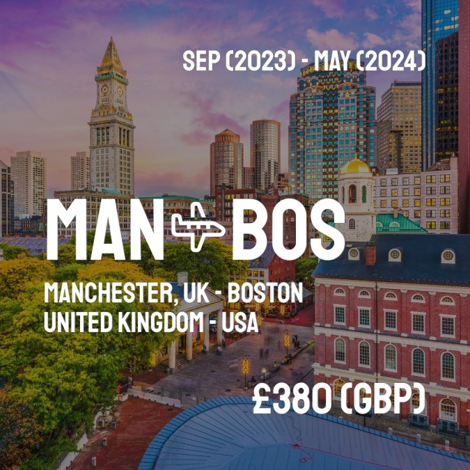 ✈️ Manchester, UK (MAN) to Boston (BOS) for only £380 (GBP) roundtrip 💸
1255 live dates on Adventure Machine. - get the app on iOS or Android #manchester #manchesterunited #manchester_united #manchesternails #manchestermakeupartist