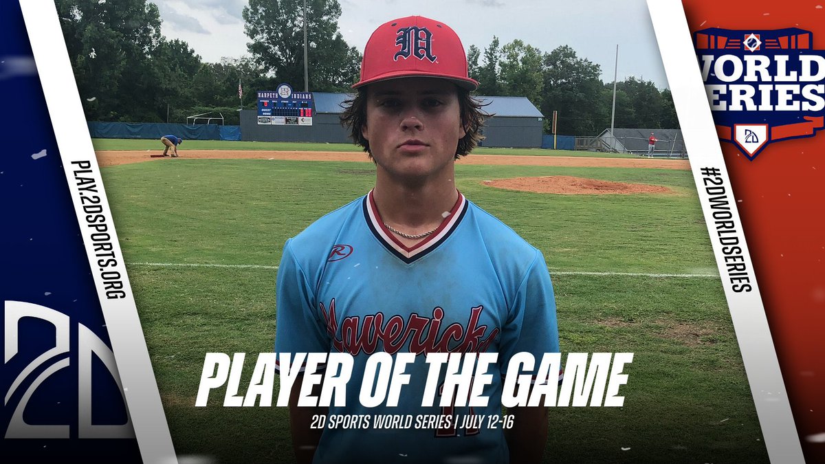 ⭐️ PLAYER OF THE GAME ⭐️

Kyler Wood: 2-3 2B 1B 3RBI 1SB

Summer Team: <a href="/17u_Mavericks/">17u M.A.D. Mavericks</a> - Rains

#2DWorldSeries 
@2DsportsTN