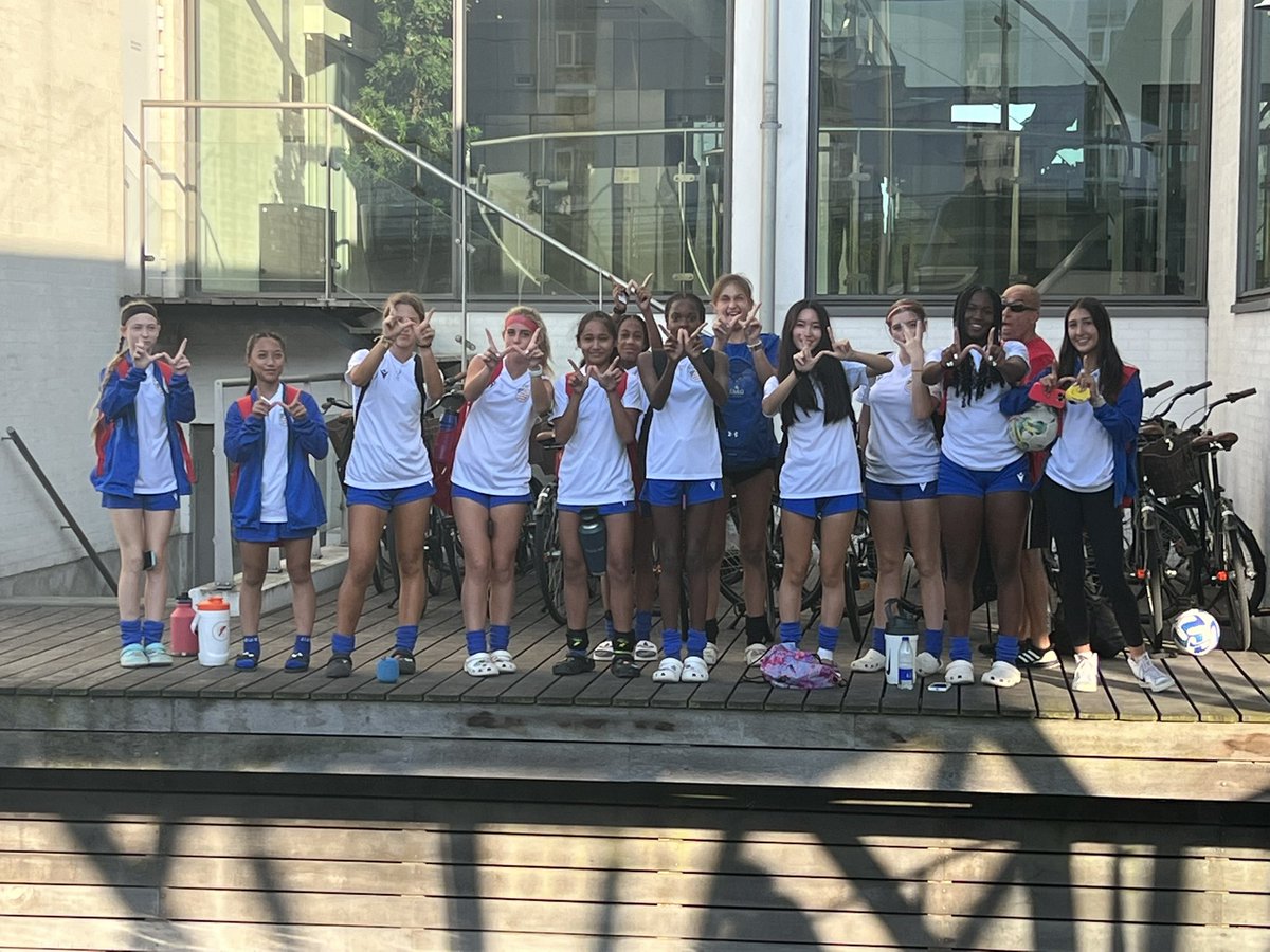 Unger47's tweet photo. @FCNEtours @OC_SS_Seminole Abby and her team got the first win of their trip. Playing a friendly against a local Denmark club. Prepping for @Gothia_Cup ! https://t.co/PzxHDOTGIJ