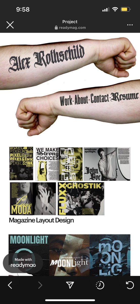 redesigned my portfolio