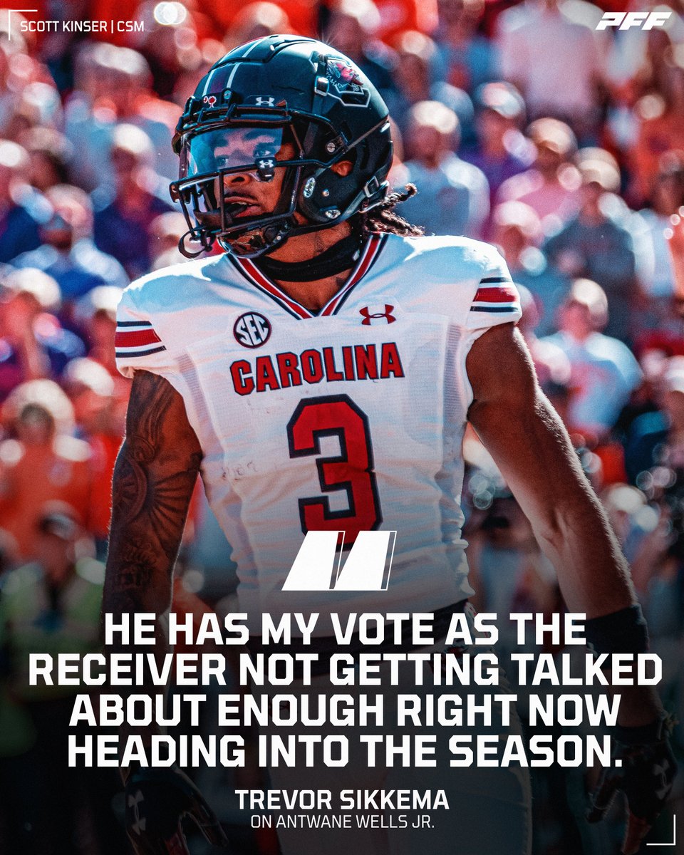 PFF_College's tweet photo. JUICE WELLS HIVE WYA🗣

@GamecockFB https://t.co/ehYi2rgTQs