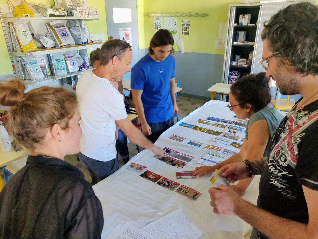 WalkerAnnabel2's tweet photo. Il n'y a que des BTS Gestion et protection de la nature pour penser à inverser les cartes de la fresque de la #biodiversité ! 😆☘️🌷🐿️
Quand d'autres sombrent dans l'éco-anxiété, ils trouvent des solutions fondées sur la nature 👍🏼 https://t.co/s2GxHnhizd