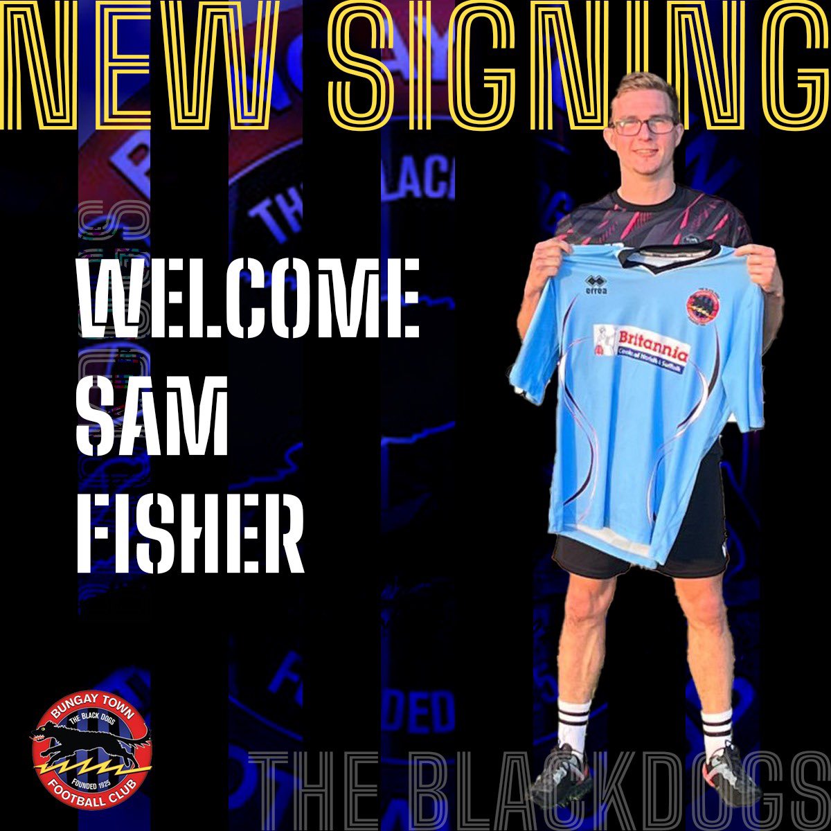 New Signing No.3!
Bungay Town are also pleased to announce the signing of Sam Fisher from Long Stratton. Sam has established himself as one of the best full backs in the Premier Division over recent seasons having made just over 100 appearances for Stratton.