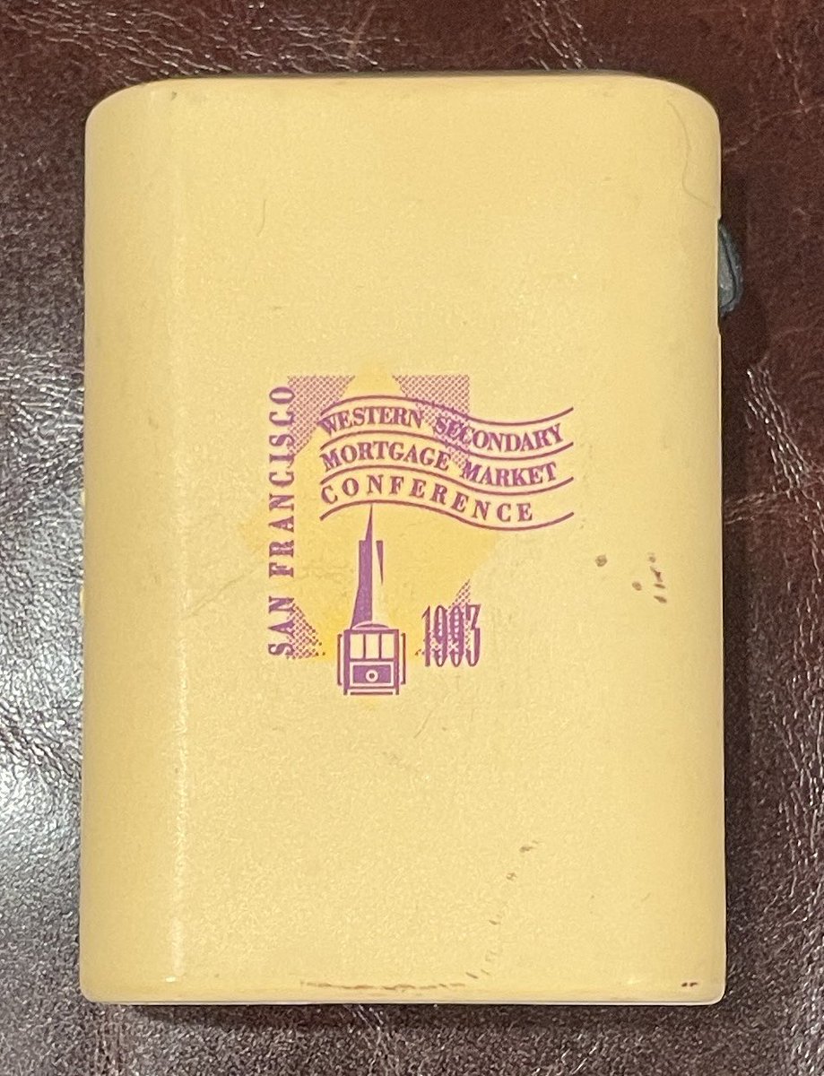 StojBoj's tweet image. I love finding old swag. #MBS #ABS #securitization #oldWallStreet