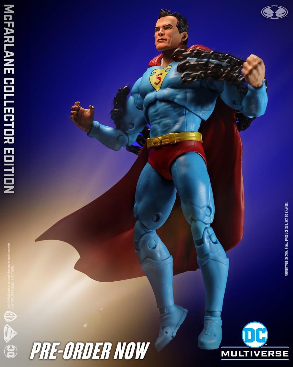 McFarlane Toys presenta su nueva figura coleccionable de #Superman (Action Comics #1). 

#DC #DCComics #DCMultiverse #SupermanActionComics #Collectibles #Coleccionistas #McFarlaneToys #Toys #McFarlaneCollectorEdition #ActionComics