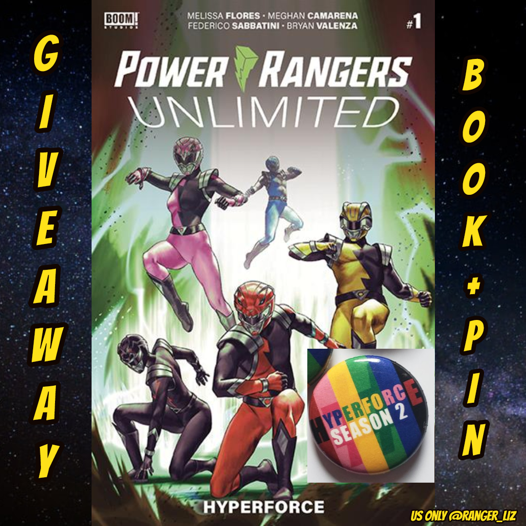 Ranger_Liz's tweet image. 💥💥 GIVEAWAY 💥💥

⚡️ Power Rangers Hyperforce #1 by @misty_flores and @Strawburry17  AND a #Hyperforce pin!

👇 RT+follow to enter. 💫 Winner picked Tuesday
#PowerRangers