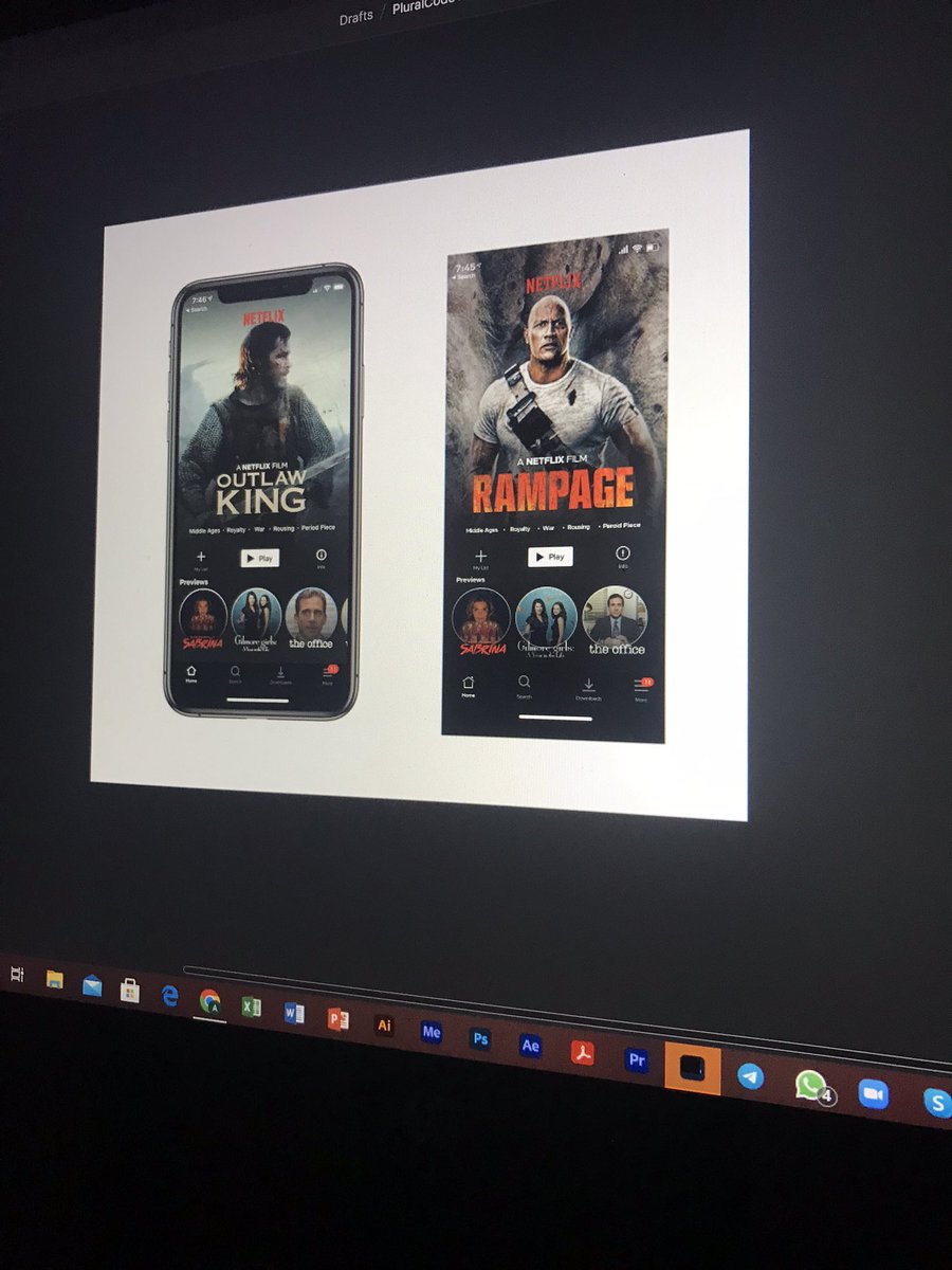 quadrishittu6's tweet image. I redesigned this Netflix home page. 

#pluralcode