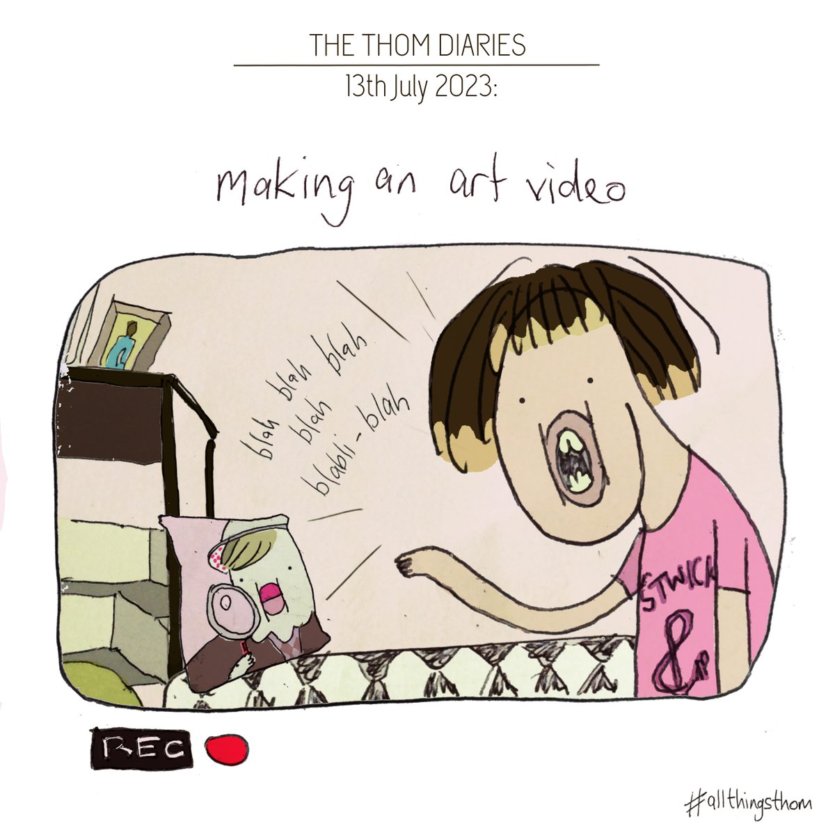 Thomothomthom's tweet photo. 13th July...
#allthingsthom #thethomdiaries #arttalk #makingvideos #artvideo #comic #comicdiary #illustration #comics #ComicArt #comicdrawing #comicstyle #comicartist #cartoons #CartoonArt https://t.co/WCfWh18n2M