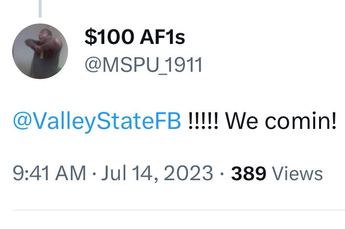 The people have spoken👇🏿
No 💤💤 on MVSU💚❤️🏈👀