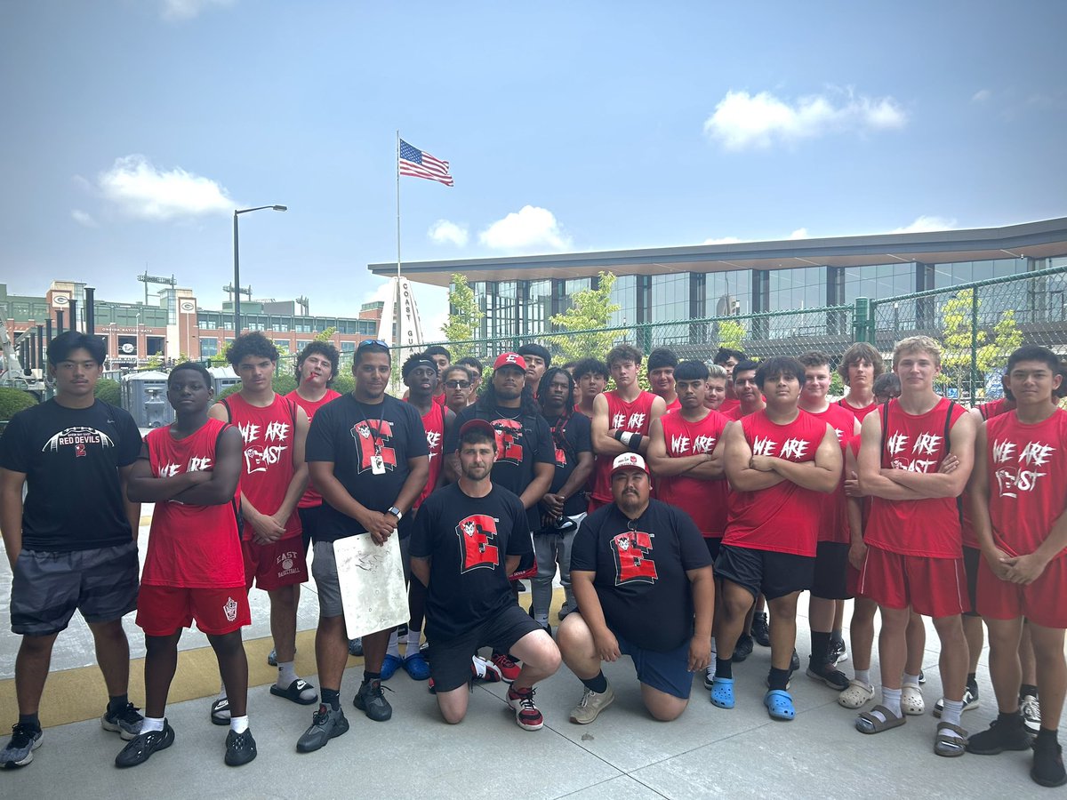 The squad today for the Packers 7on7!