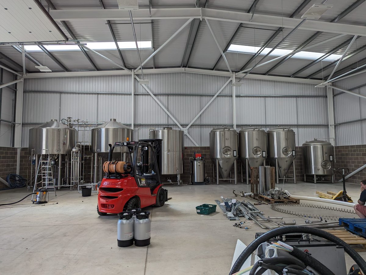 The NEW management at Black Storm (NOTE the old owner has nothing, zilch, nowt, to do with the business!) would like to express a huge thank you to the team this week. 
In the space of 6 weeks, the brewery has moved home &amp; exports engaged in 2 continents. THANK YOU to you all!