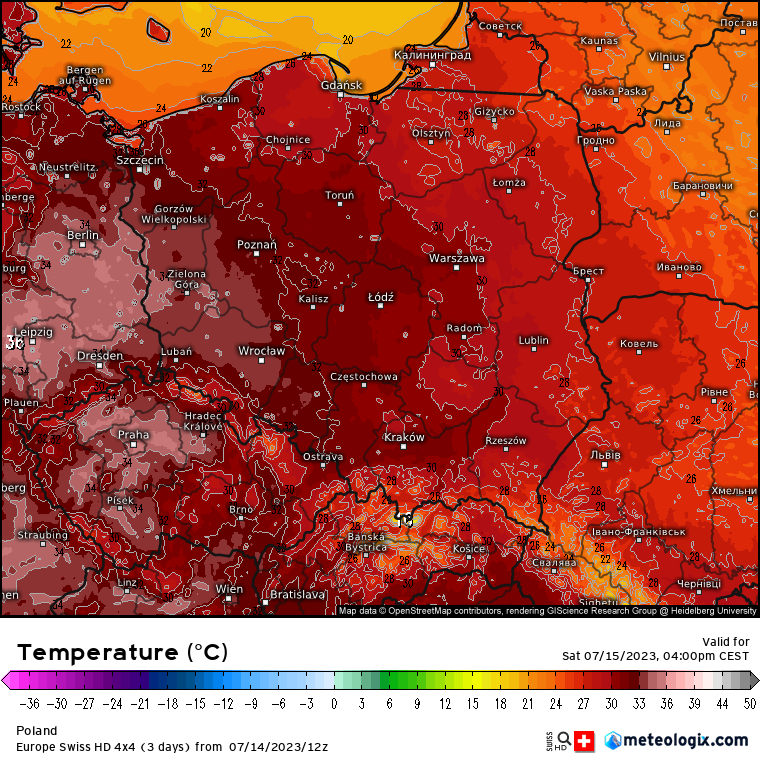 SOB_pl's tweet image. ⚠️To będzie upalna sobota w Polsce. Termometry w zachodniej części kraju pokażą do  34-36 stopni Celsjusza. ☀🥵 
🌡️ W taką pogodę szczególnie narażone są dzieci i seniorzy. Pamiętajcie o nawodnieniu, nakryciu głowy i kremach z filtrem SPF. 
#obserwatorzyburz #upał #gorąco #lato
