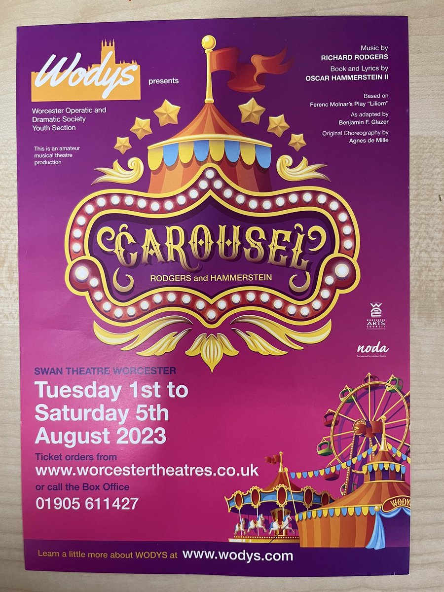 Check out this brilliant production that some of our students are involved in this summer! Please see picture for more details!