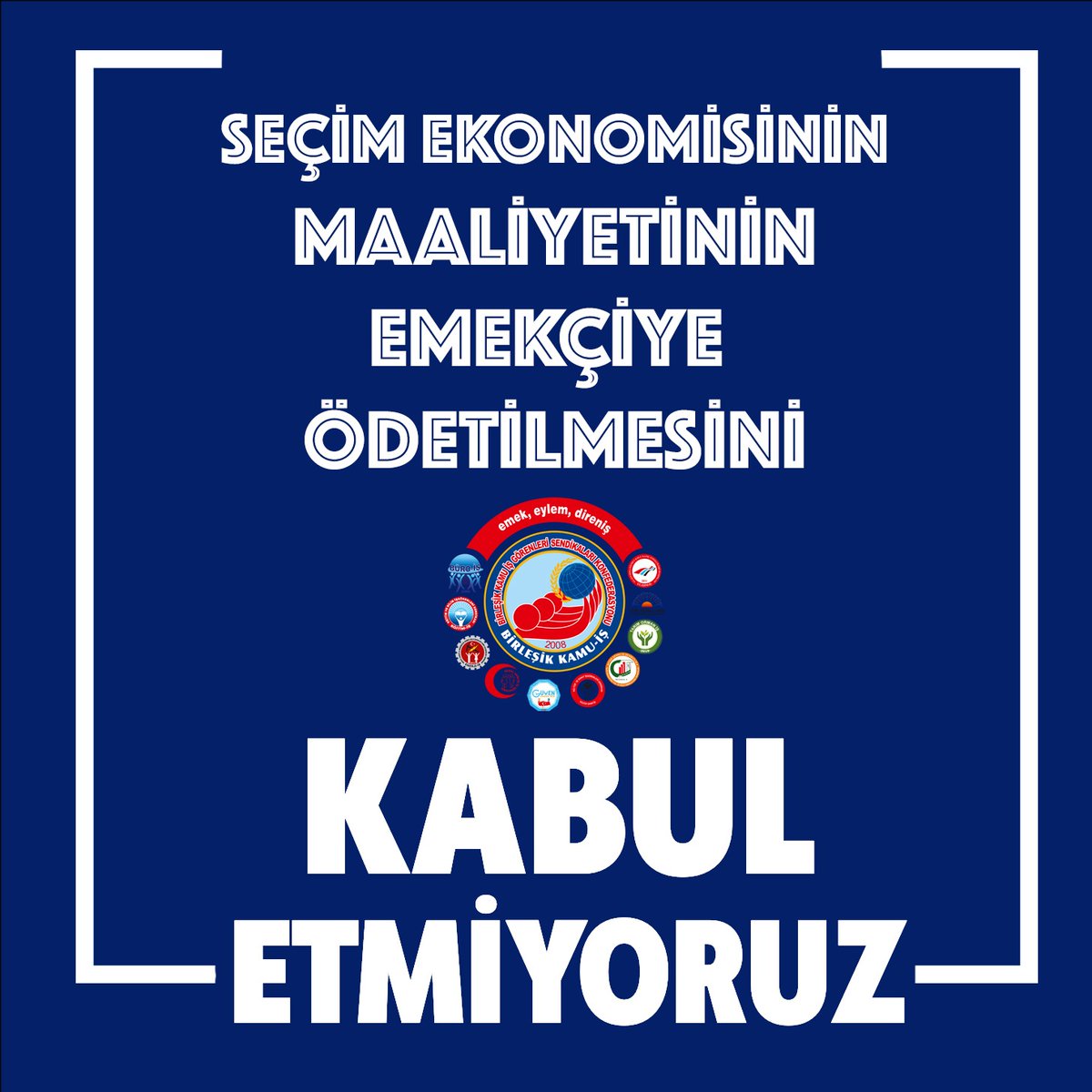 Séçim öncesi bolluk seçim sonrası zam ve yoksulluk #kabuletmiyoruz #MemurHakkınıAlamıyor