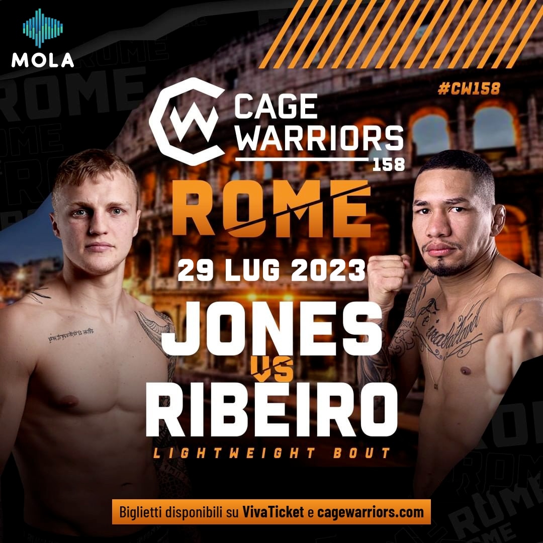 _Como_TV's tweet photo. Mason #Jones 'The Dragon' torna nella gabbia 🐉
Affronterà #Ribeiro a Roma a @CageWarriors 158 🤼‍♂💥

Biglietti disponibili su Vivaticket e https://t.co/9nIIvUVYdU 🎟️

#MMA #cagewarriors #CW158 #CWRoma #Mola https://t.co/LUS2sBcv7J
