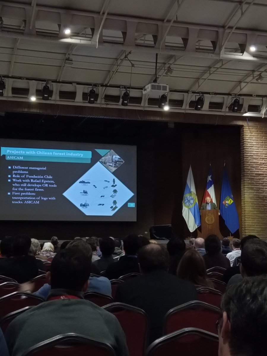 Plenary talk of Andres Weintraub on OR in natural resources.