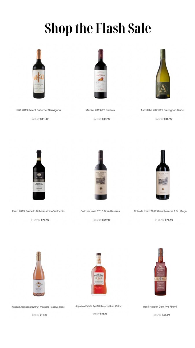 HighlanderWine's tweet image. It's almost the weekend, so that means today is our Flash Friday sale. We've got some incredible items featured in the sale. Check out all our online offers here: highlanderwine.com/featured-sales/

#CalgaryStampede #calgary #yyc #yeg #yycbuisness #wine #winelovers