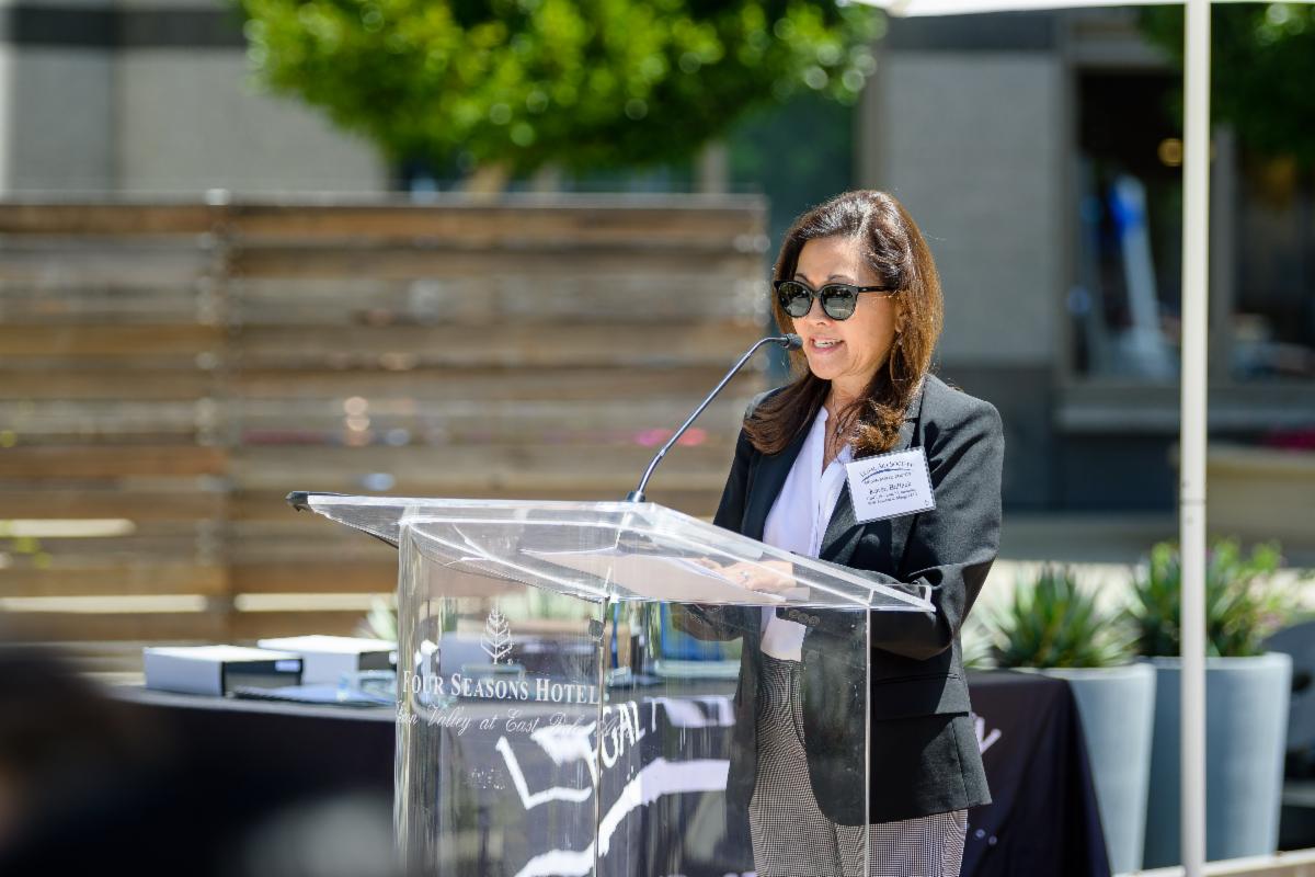 Big thank you to Karen Ballack, Co-Chair of our Justice For All Awards Lunch. With her help, we’re able to host an annual event that honors the work of important community members.