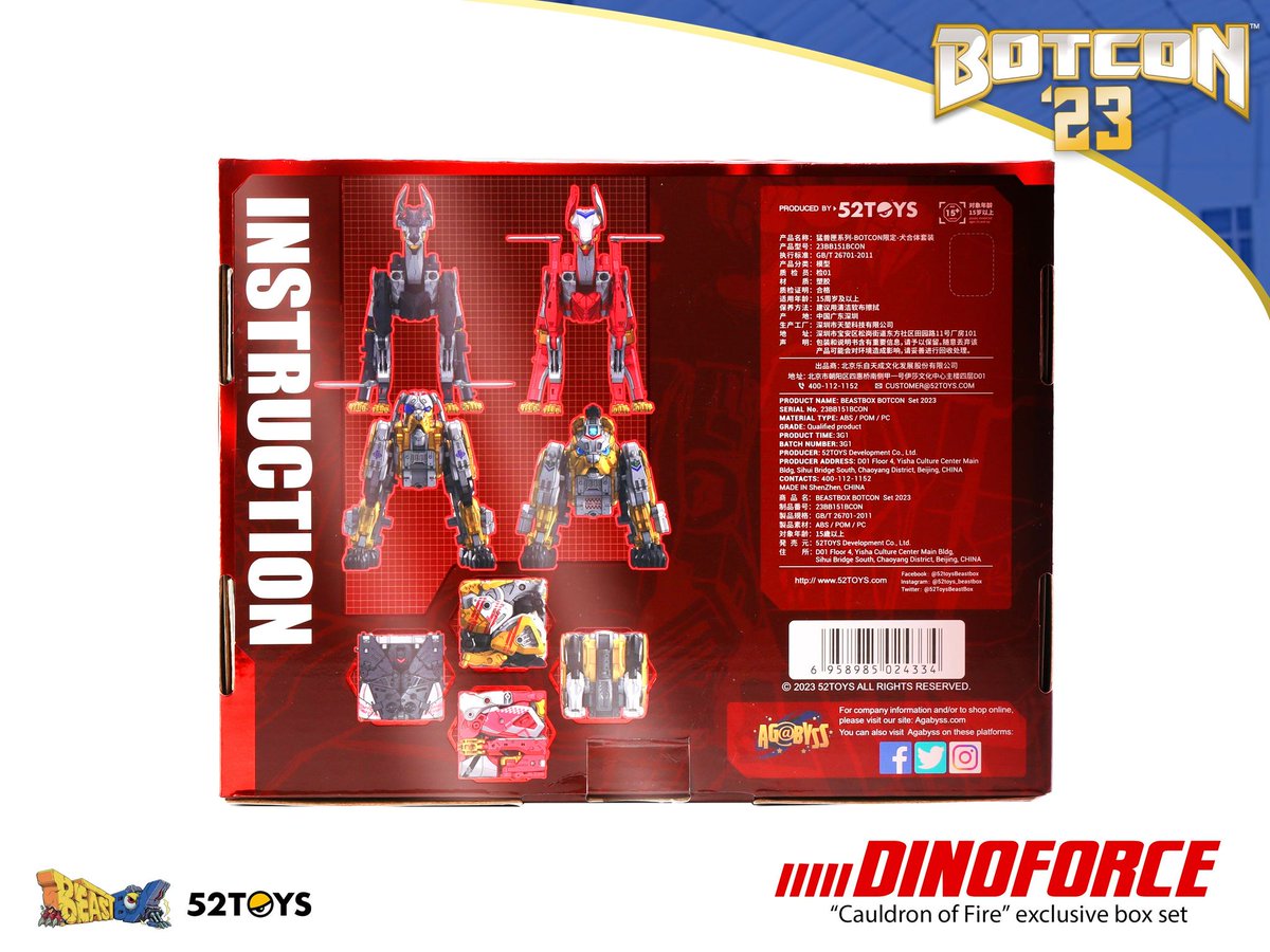 TheAgabyss's tweet photo. Botcon 2023 Non-Attendee Package Pre-Order
Link to purchase:
https://t.co/wxY26ll5Fe
#agabyss #botcon23 #52toys #dinoforce #transformers #dinobots #autobots #dinostorm https://t.co/r37bmWlpD5