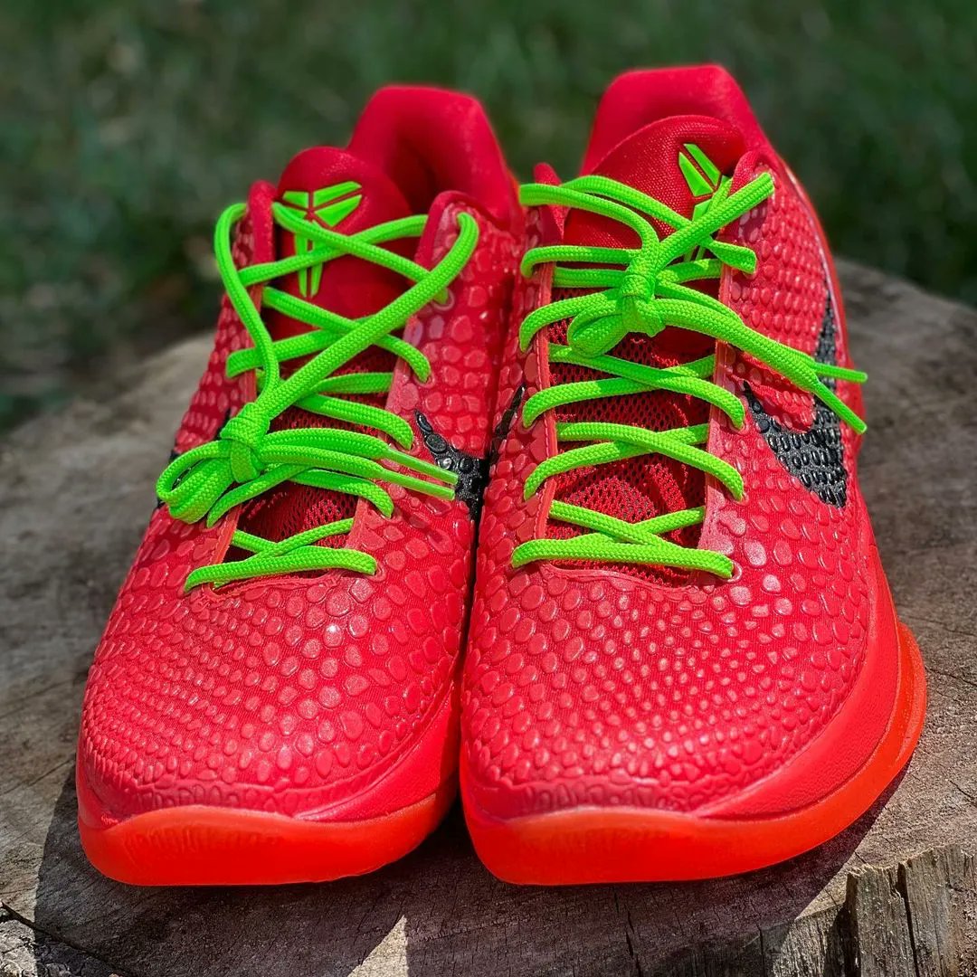 TheSiteSupply's tweet photo. The Nike Kobe 6 Protro "Reverse Grinch" drops later this year 🐍 https://t.co/eIXAb7kcPH 

📸 @chriscolgan https://t.co/kKVeuNWw5W