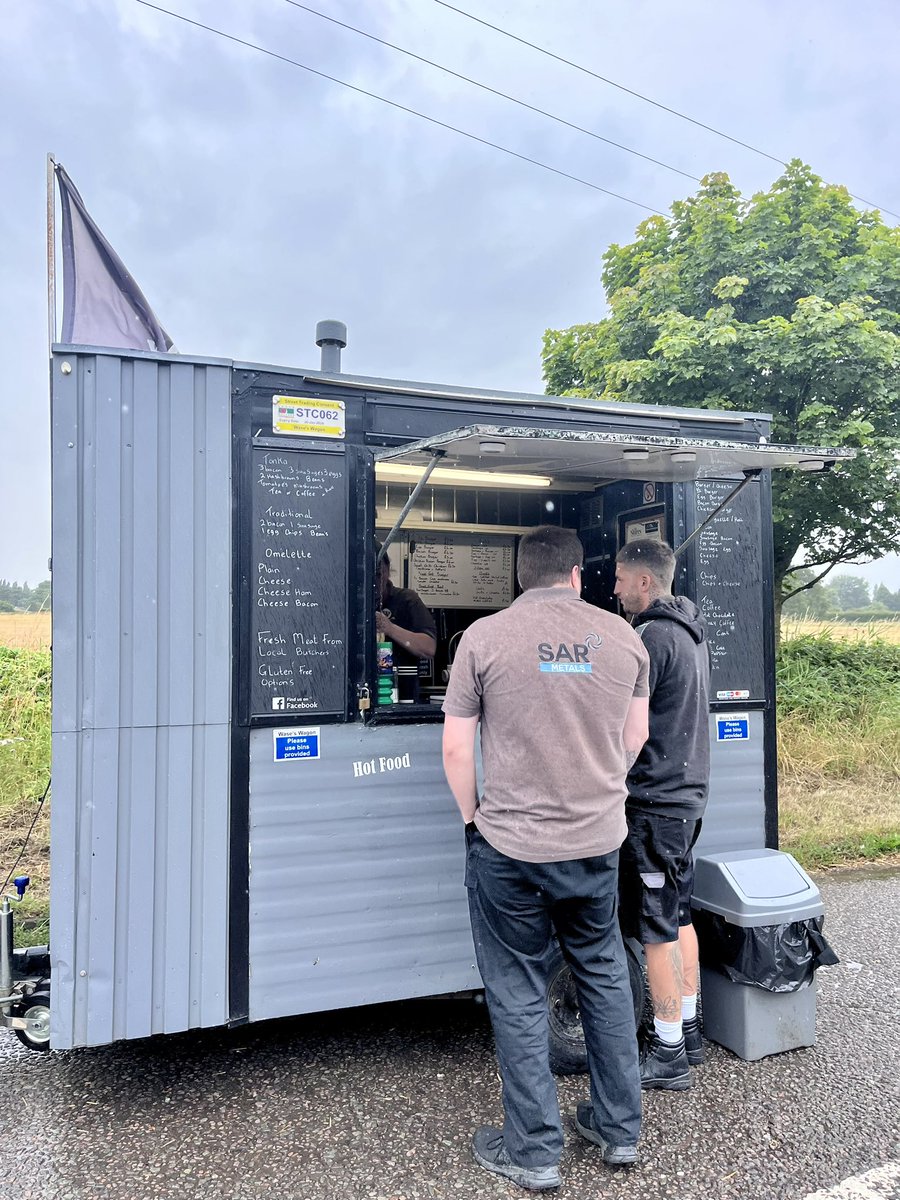 SarMetals's tweet photo. Our E-Waste collectorโs Adam, Lee and Nick had a trip to Suffolk today. In typical British fashion the weather (for a summers day) was wet and miserable. With traffic being heavy on the A17, they pulled over for a nice cuppa! ๐ฌ๐ง๐ง๏ธโ๏ธ #ewaste #sarmetals #britishsummer #nicebrew https://t.co/2wRlps0tCB