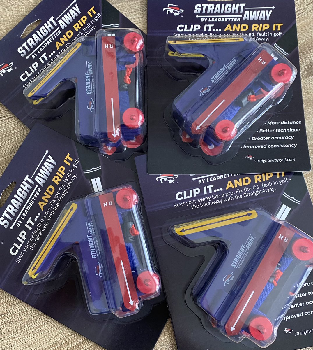 ⛳️NEW ⛳️<a href="/davidleadbetter/">David Leadbetter</a> StraightAway training aids back in stock here in the UK. Perfect your takeaway with this simple and effective device. 

Coaches DM for wholesale or own use enquiries/info! 

straightawayuk.com