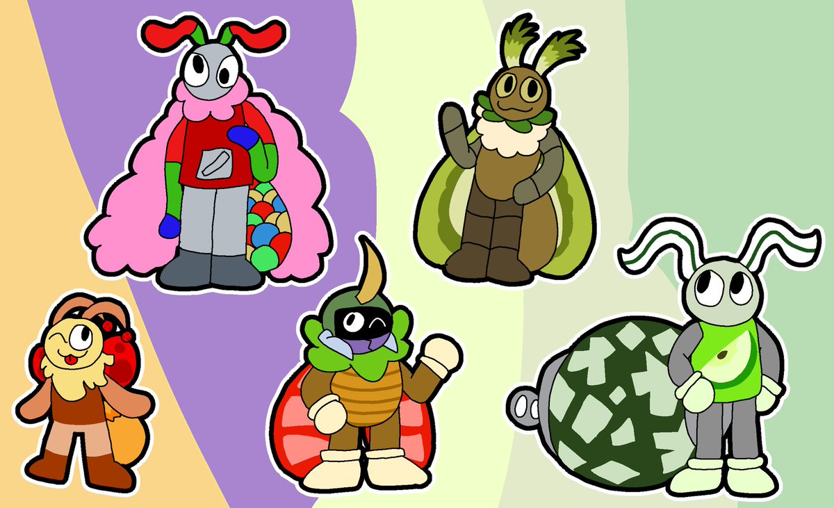 LemmyKirby's tweet photo. Foody-bugs
#pizzatoweroc  #sugaryspireoc #internshipoc #fruitsona #sodasona https://t.co/twF6dxcHZE