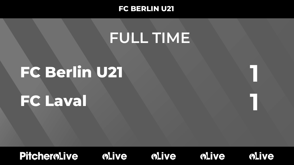 FULL TIME: FC Berlin U21 1 - 1 FC Laval
#FCBFCL #Pitchero @FTFCanada__
berlinfa.com/teams/204348/m…