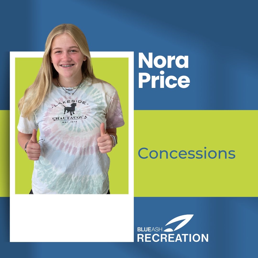 Meet Griffin and Nora!

Griffin is a Lifeguard. Nora is a Concessions Attendant.

#fridayfaces #blueashohio #parksandrec #summitpark #roomrental #lifeguard #meetthestaff